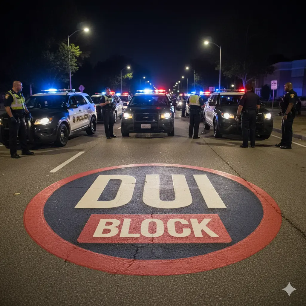 DUI Checkpoint near me tonight