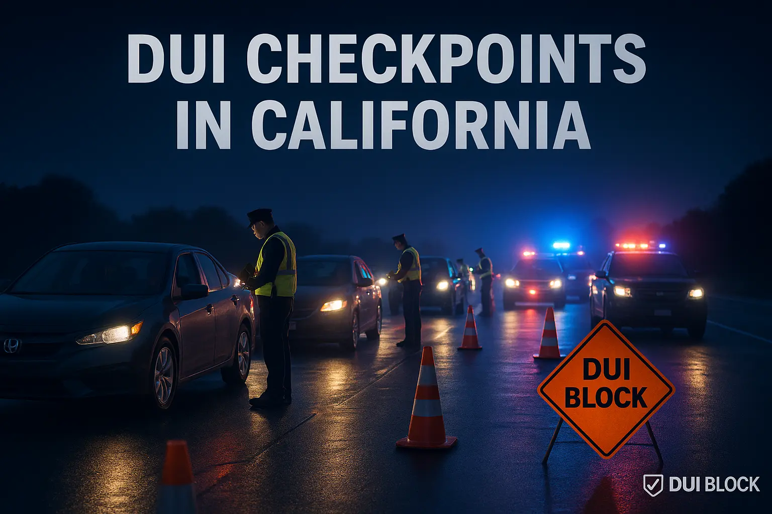 DUI Checkpoints in California