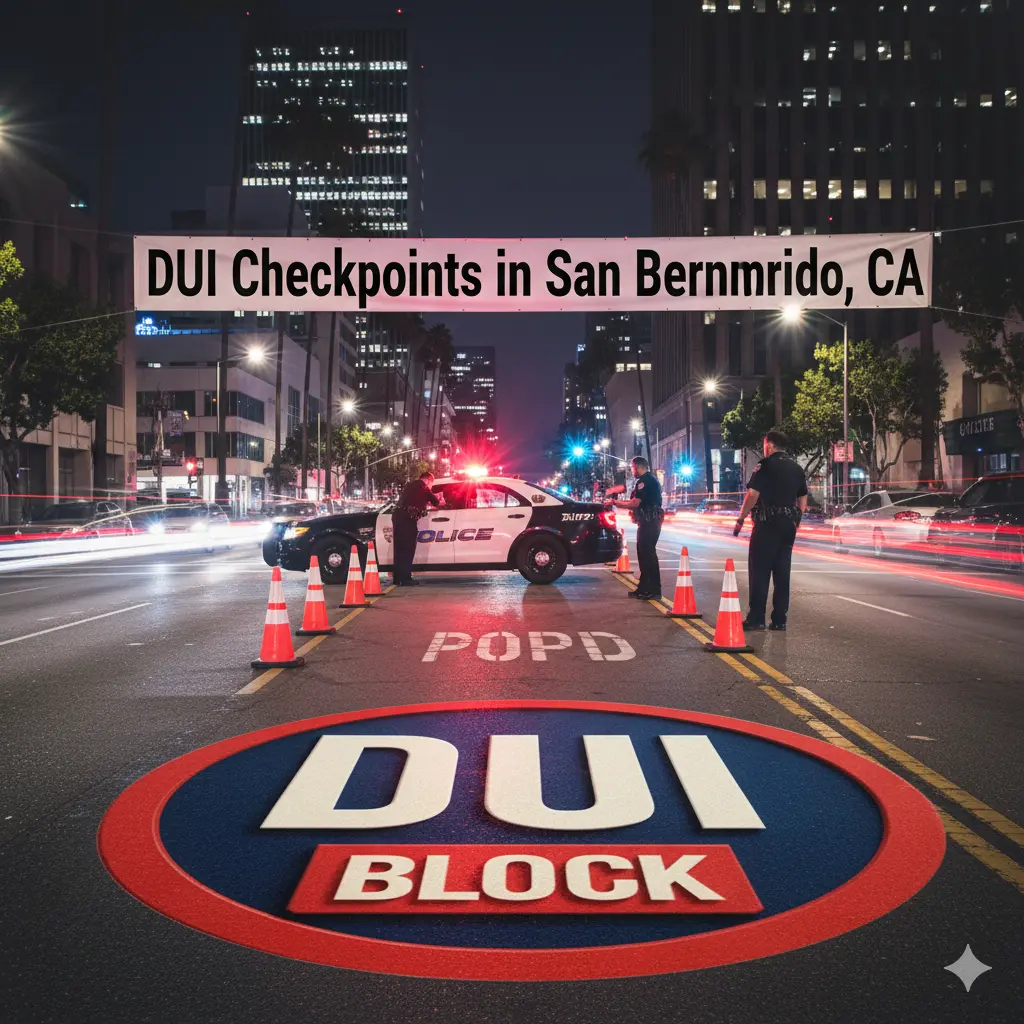 DUI Checkpoints in San Bernardino County, CA