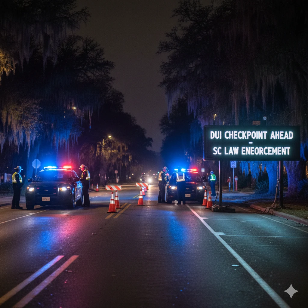 DUI Checkpoints in South Carolina